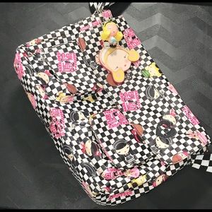 HARAJUKU LOVERS checkered messenger crossbody